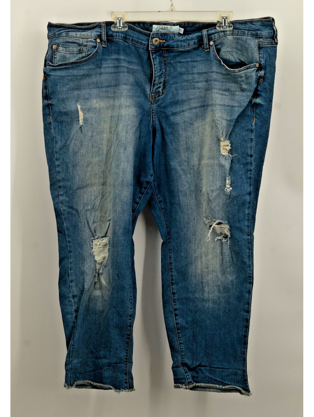 Torrid Denim Distressed Blue Jeans Size 26